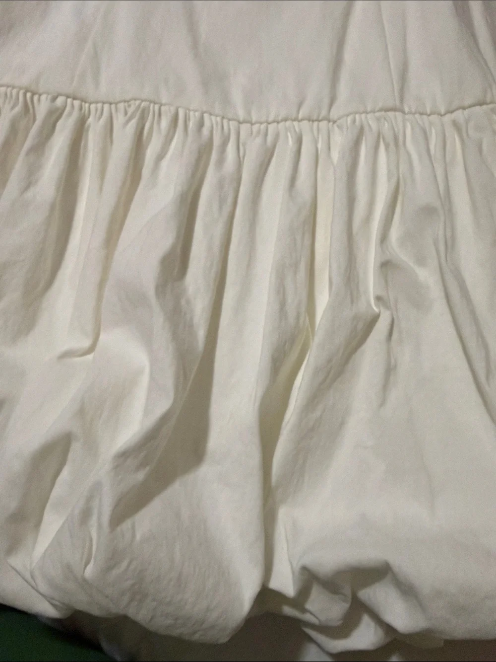 Zara Cream Mini Dress with Front Cutout - Picture 6 of 9